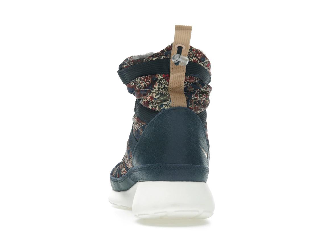 Nike Roshe Run Hi Sneakerboot QS Liberty of London Armory Navy (Women's)