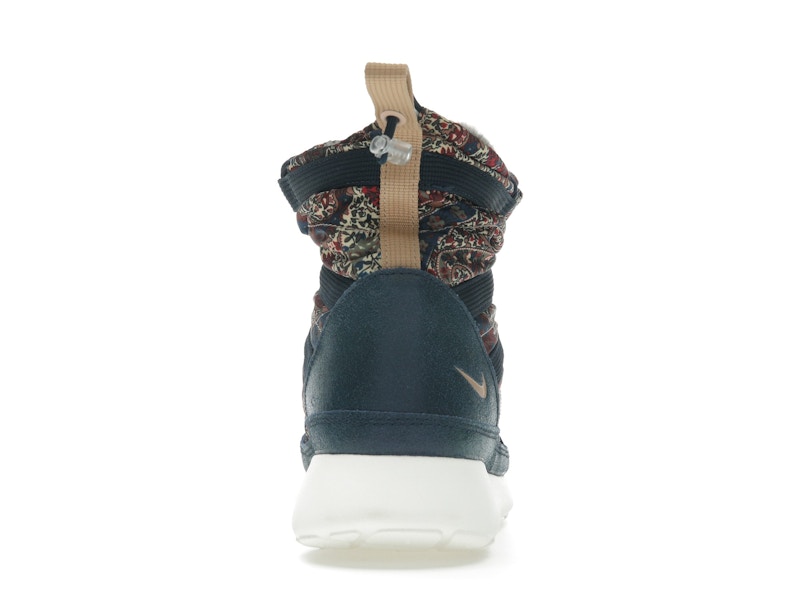 Nike Roshe Run Hi Sneakerboot QS Liberty of London Armory Navy (Women's)