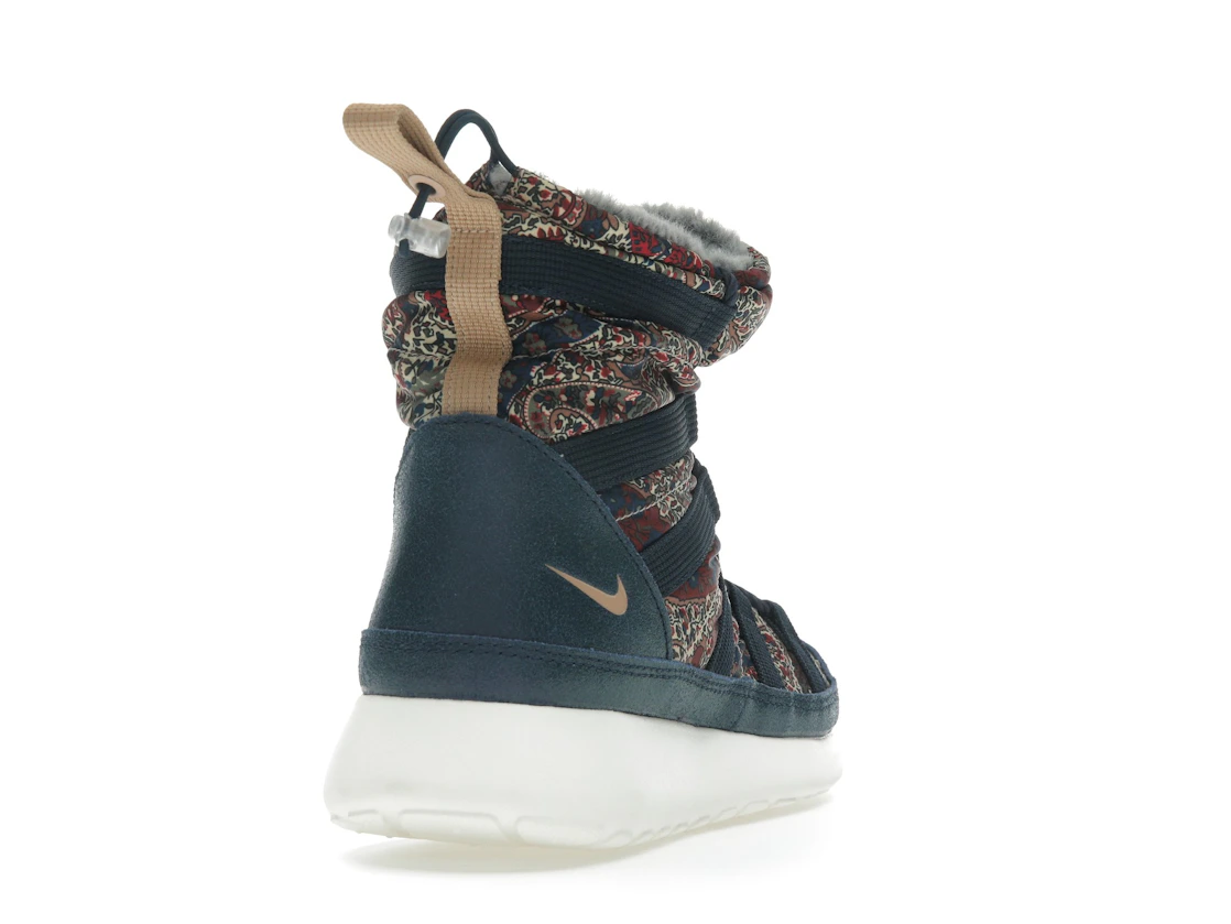 Nike Roshe Run Hi Sneakerboot QS Liberty of London Armory Navy (Women's)