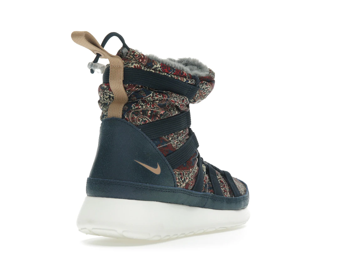 Nike Roshe Run Hi Sneakerboot QS Liberty of London Armory Navy (Women's)