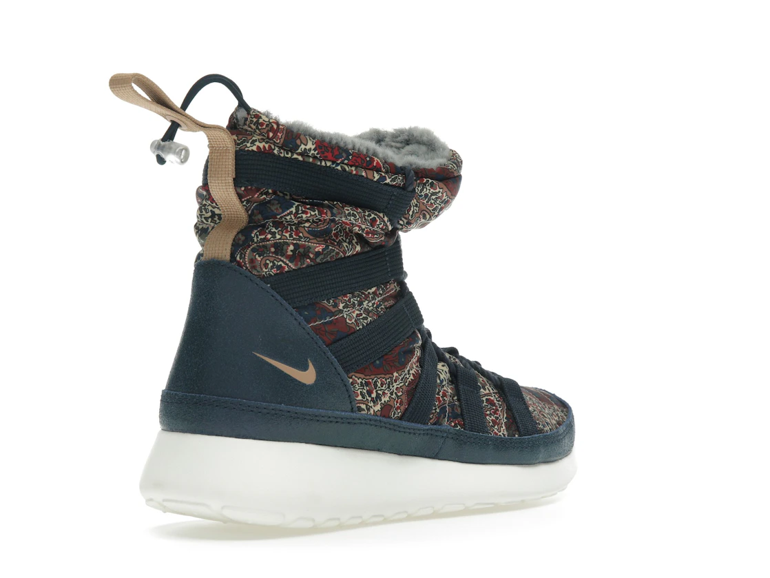 Nike Roshe Run Hi Sneakerboot QS Liberty of London Armory Navy (Women's)