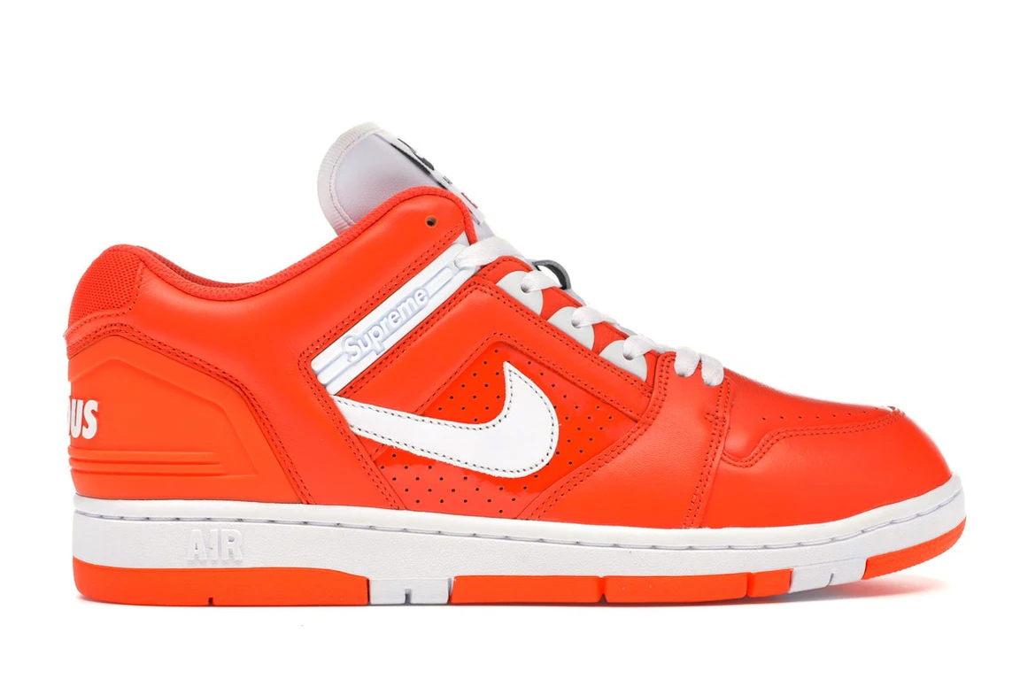 Nike SB Air Force 2 Low Supreme Orange 0