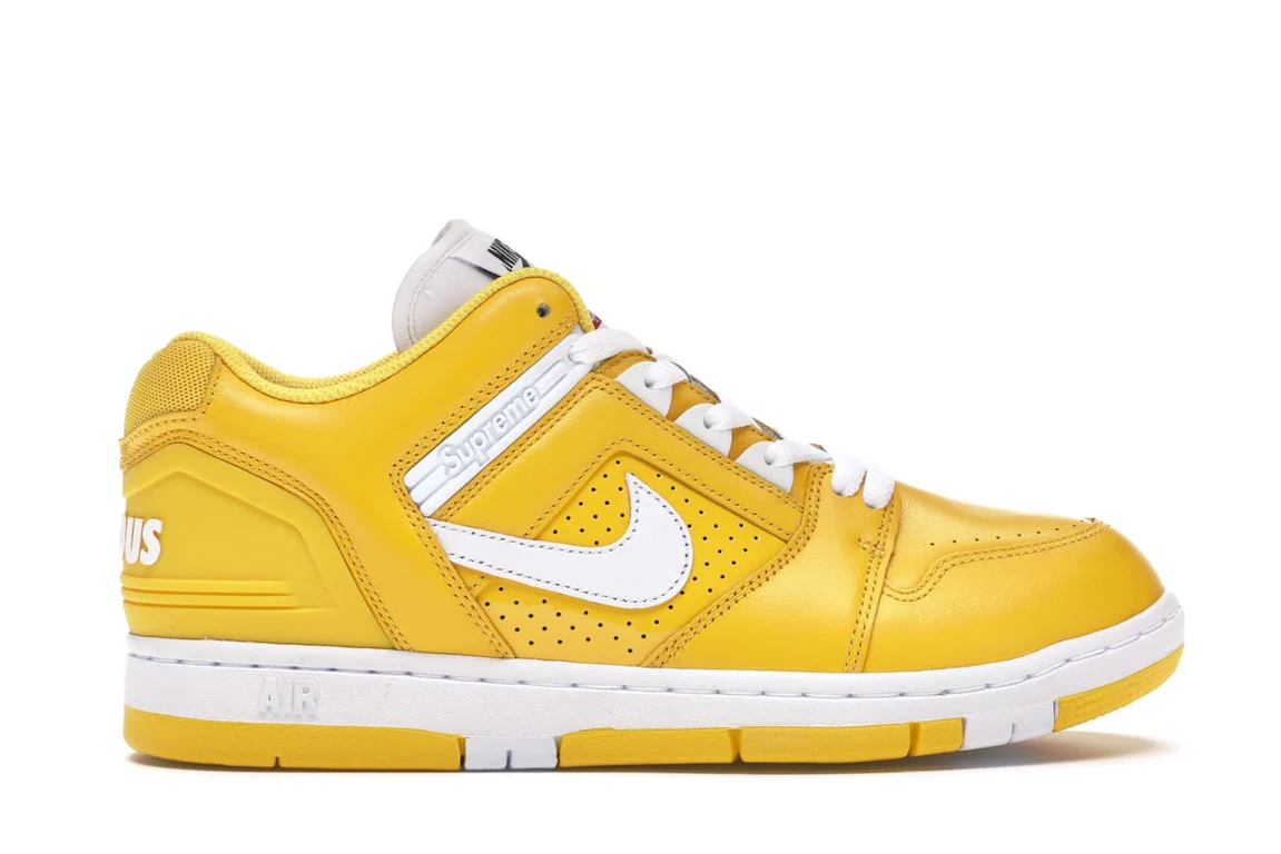 Nike SB Air Force 2 Low Supreme Yellow Men's - AA0871-717 - US