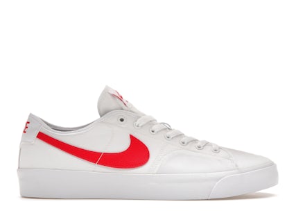 Nike SB Blazer Court White University Red Men's CV1658-100 US