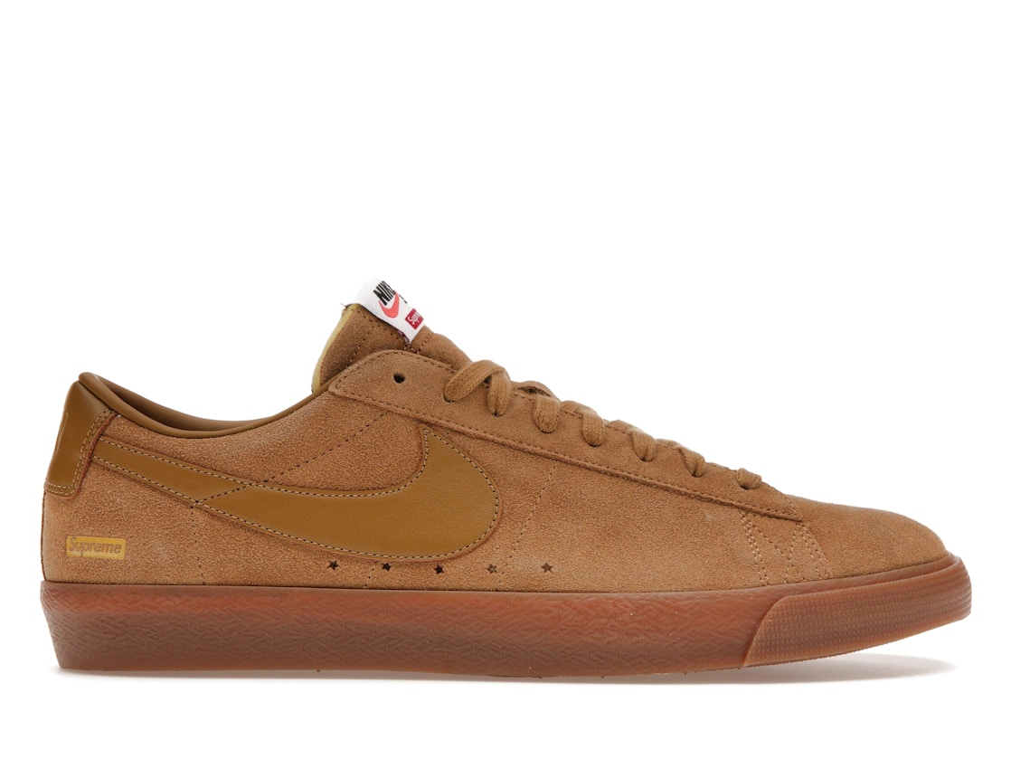 Nike Sb Blazer Low Gt Supreme Golden Beige 7160 229 Nike Sb Blazer Low Gt Supreme Golden Beige 7160 229