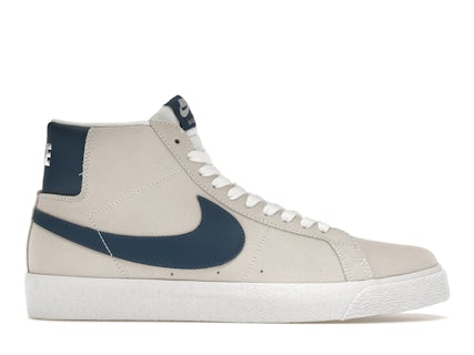 Nike SB Blazer Mid White Court Blue Men's 864349-107 US
