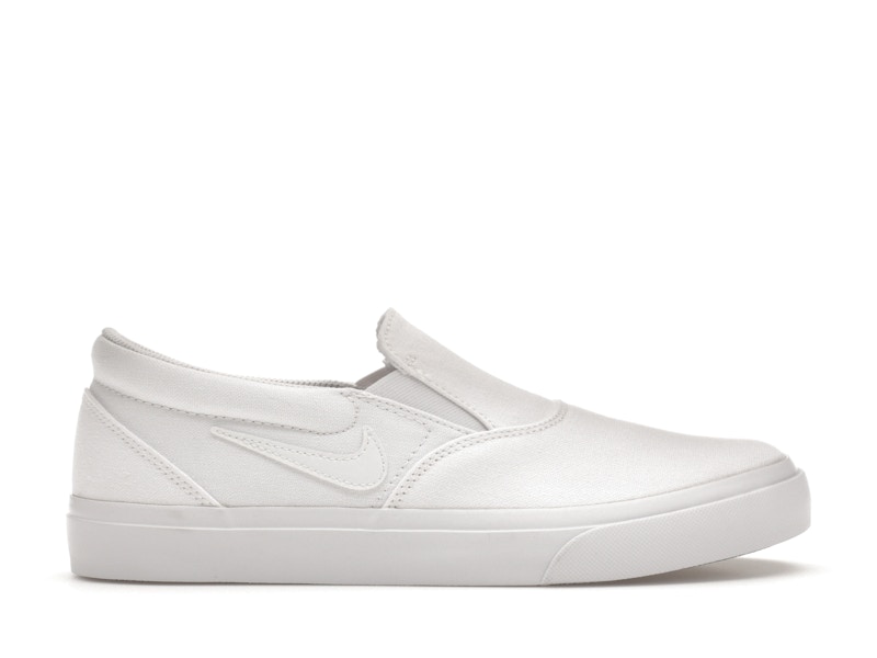 Mens white nike outlet slip ons