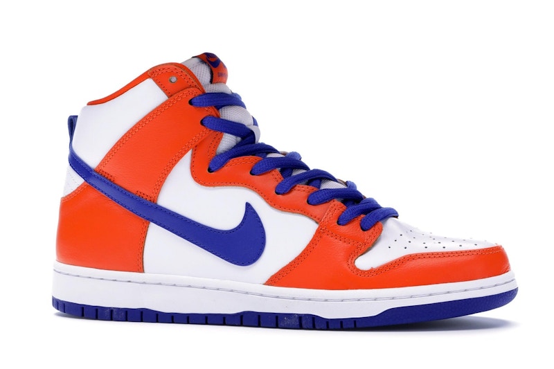 Orange blue dunks clearance