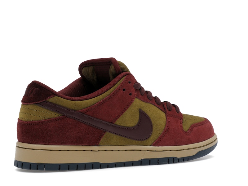 Nike SB Dunk Low Dark Team Red Olive Flak