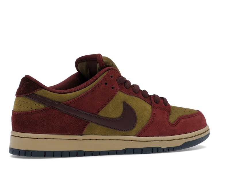 Nike SB Dunk Low Dark Team Red Olive Flak