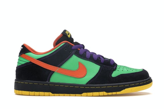 Nike SB Dunk Low Green Spark Hoop Orange 0