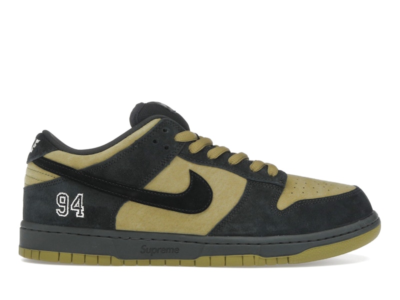 Nike SB Dunk Low Supreme 94 Camper Green Men's - HQ8487-300 - US