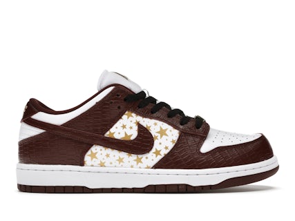 Nike SB Dunk Low Supreme Stars Barkroot Brown (2021) Men's