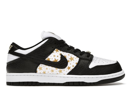 Nike SB Dunk Low Supreme Stars Black (2021) Men's DH3228-102 US