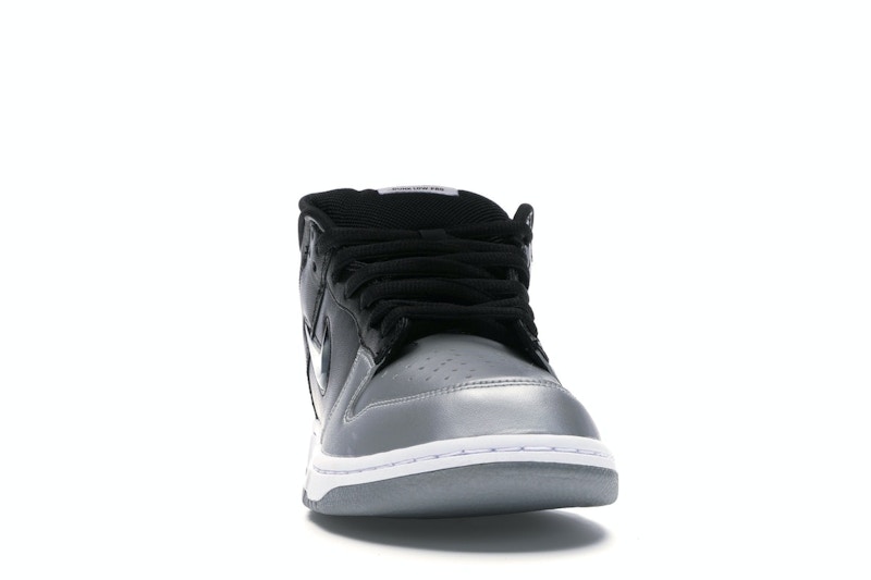 Nike SB Dunk Low Supreme Jewel Swoosh Silver