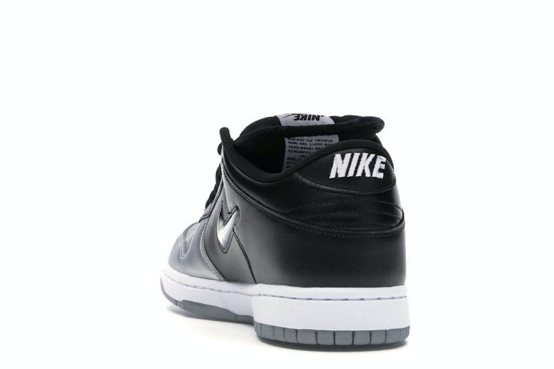 Nike SB Dunk Low Supreme Jewel Swoosh Silver