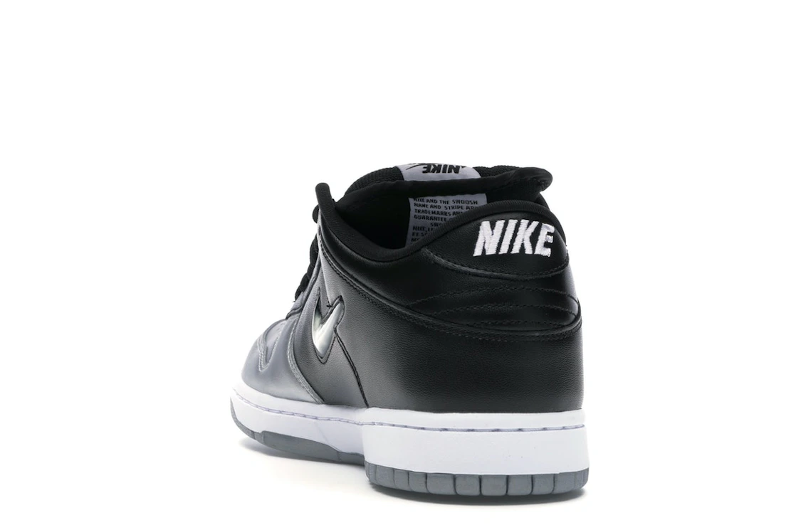 Nike SB Dunk Low Supreme Jewel Swoosh Silver