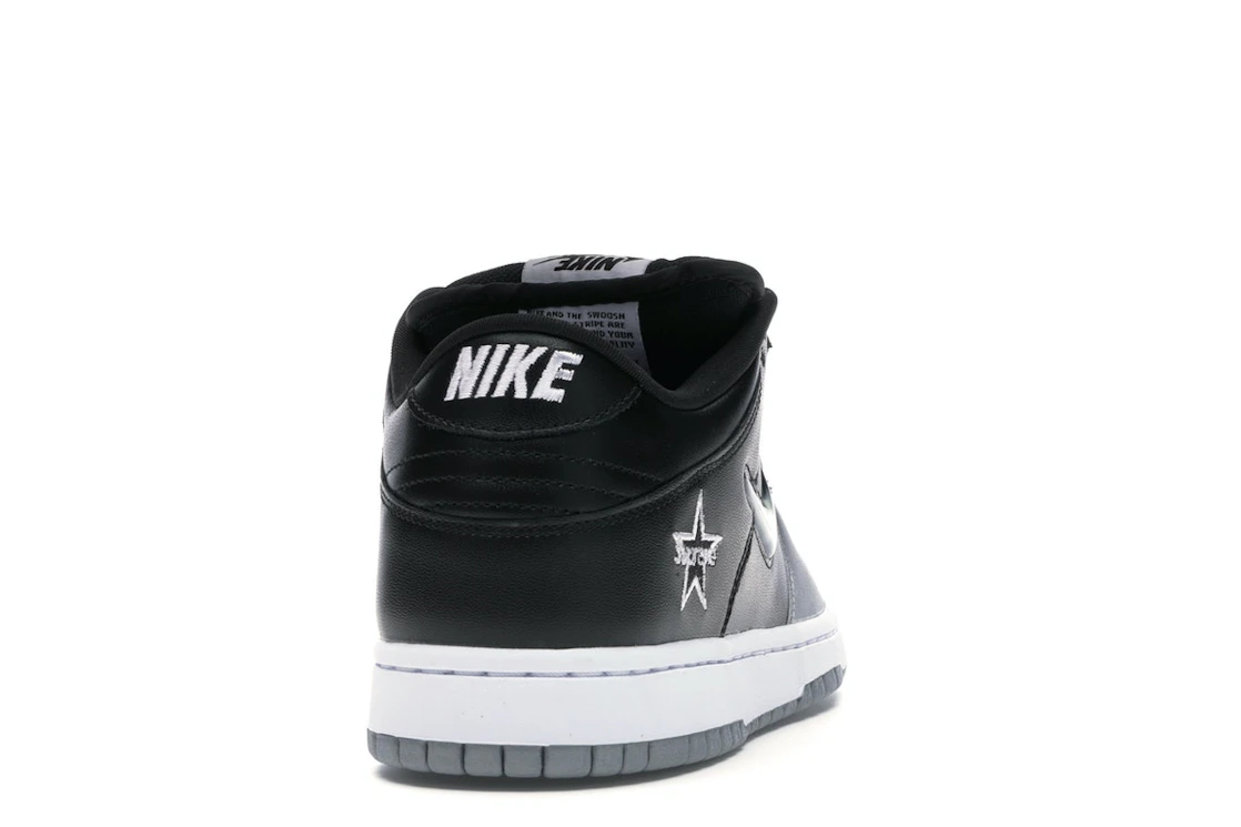 Nike SB Dunk Low Supreme Jewel Swoosh Silver