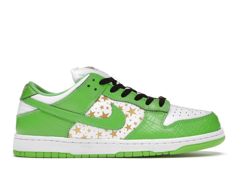 Nike SB Dunk Low Supreme Stars Mean Green (2021) Men's - DH3228