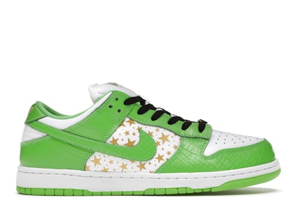 Nike SB Dunk Low Supreme Stars Mean Green (2021) Men's DH3228