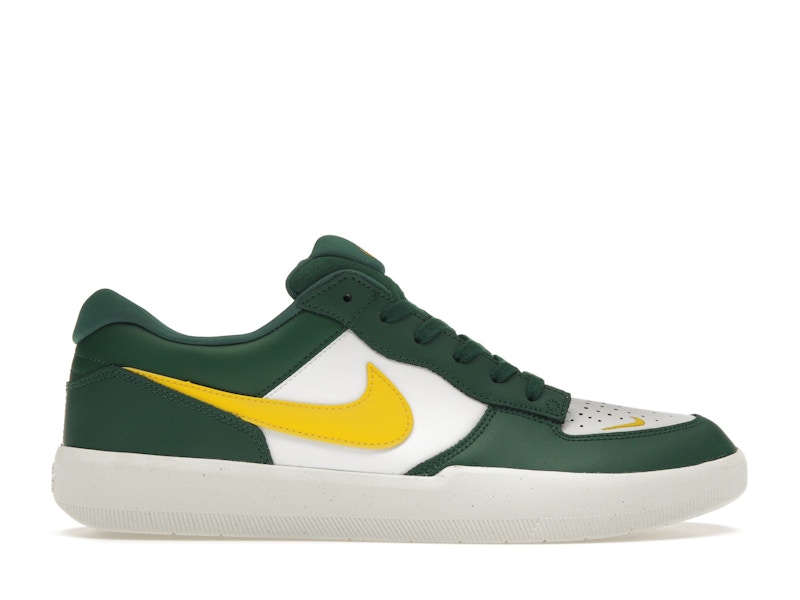 Green and hot sale yellow nikes