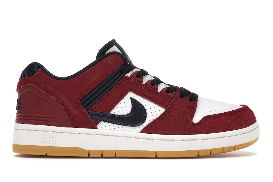 Nike SB Air Force 2 Low Team Red Obsidian Men's AO0300-600 - US
