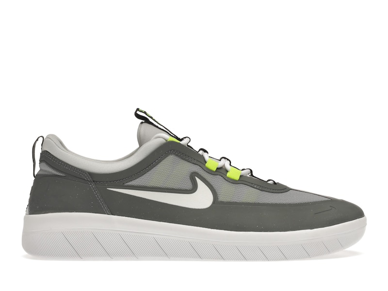 Nike SB Nyjah Free 2 Grey Neon Men s BV2078 003 US