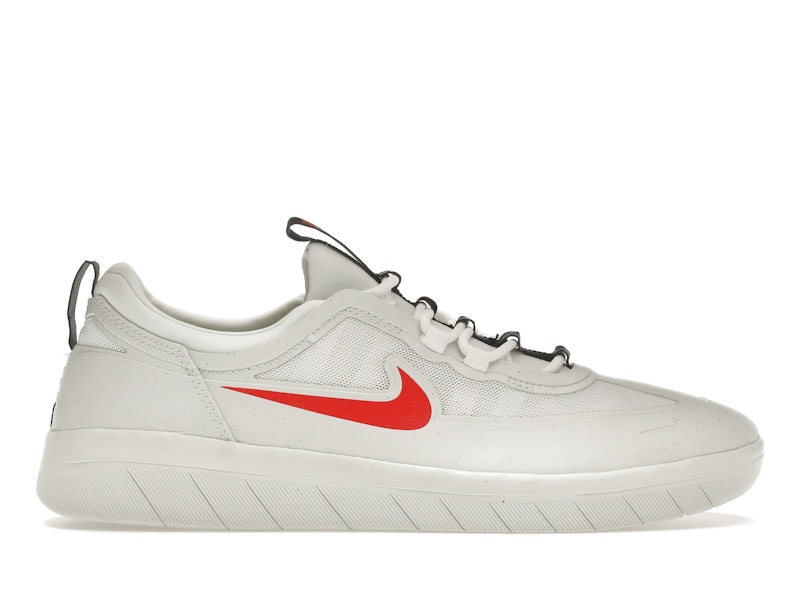 Nike SB Nyjah Free 2 Summit White Chile Red Men s BV2078 105 US