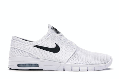 Nike SB Stefan Janoski Max White Black Men's 631303-100 US