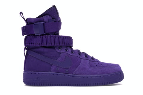Women's Shoes Womens Purple Air Force Nike SF Air Force High