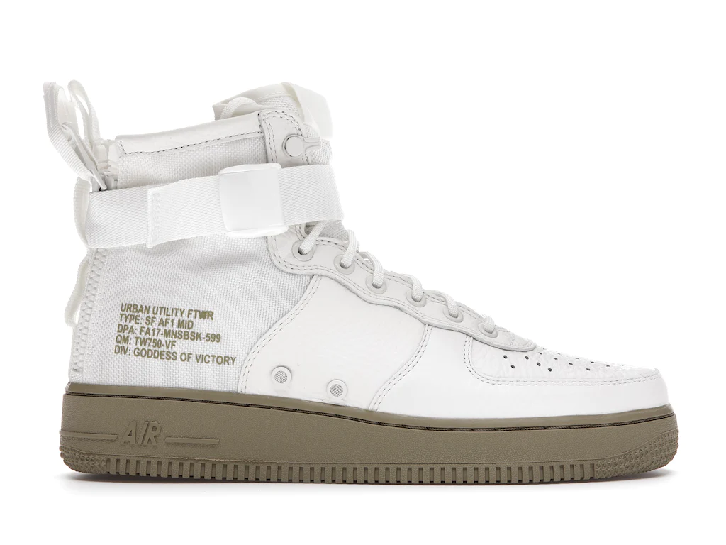 Nike SF Air Force 1 Mid Ivory Olive Men's - 917753-101 - US
