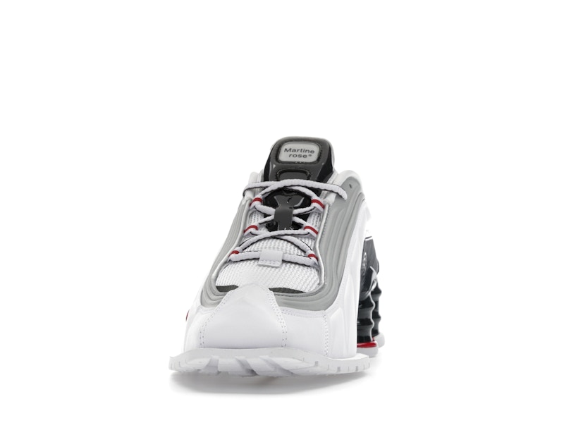 Nike Shox MR4 Mule Martine Rose Metallic Platinum Varsity Red (Women's)