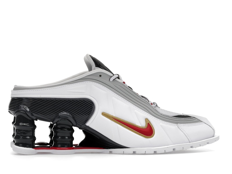 Nike Shox MR4 Mule Martine Rose Metallic Platinum Varsity Red (Women's)