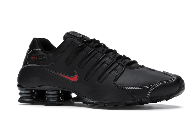 nike shox nz black red