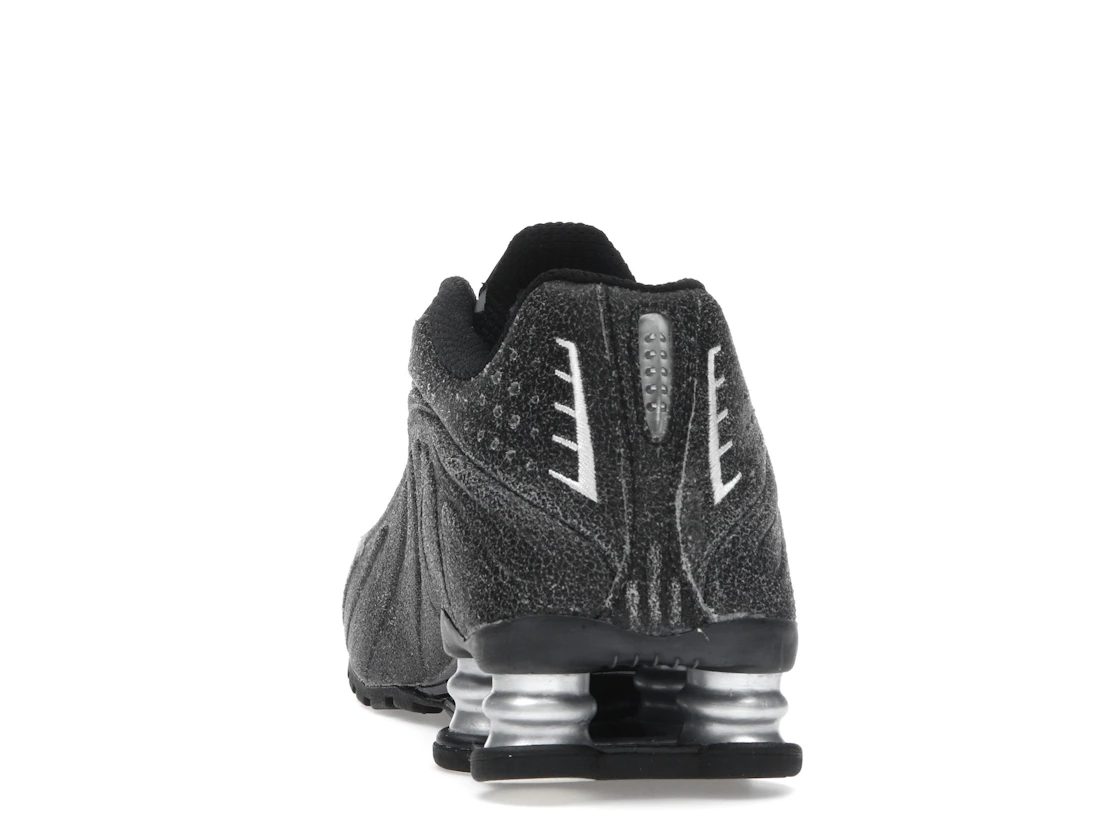 Nike Shox R4 Black Distressed Leather