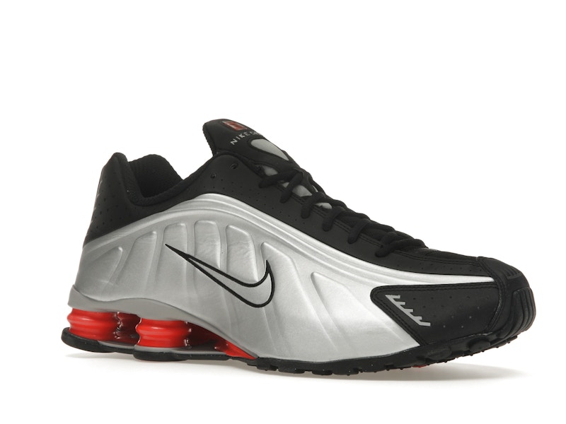 Nike Shox R4 Black Metallic Silver (2025)