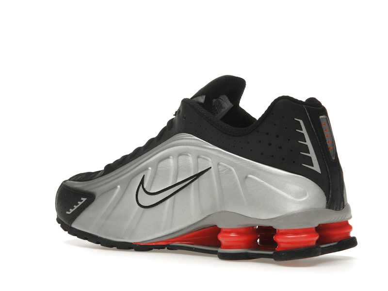 Nike Shox R4 Black Metallic Silver (2025)