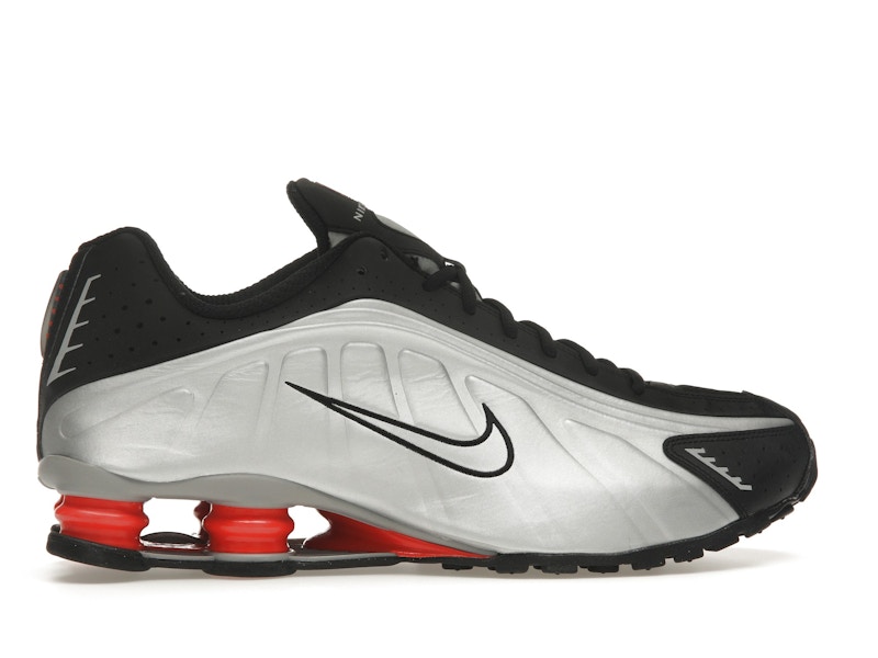 Nike Shox R4 Black Metallic Silver (2025)