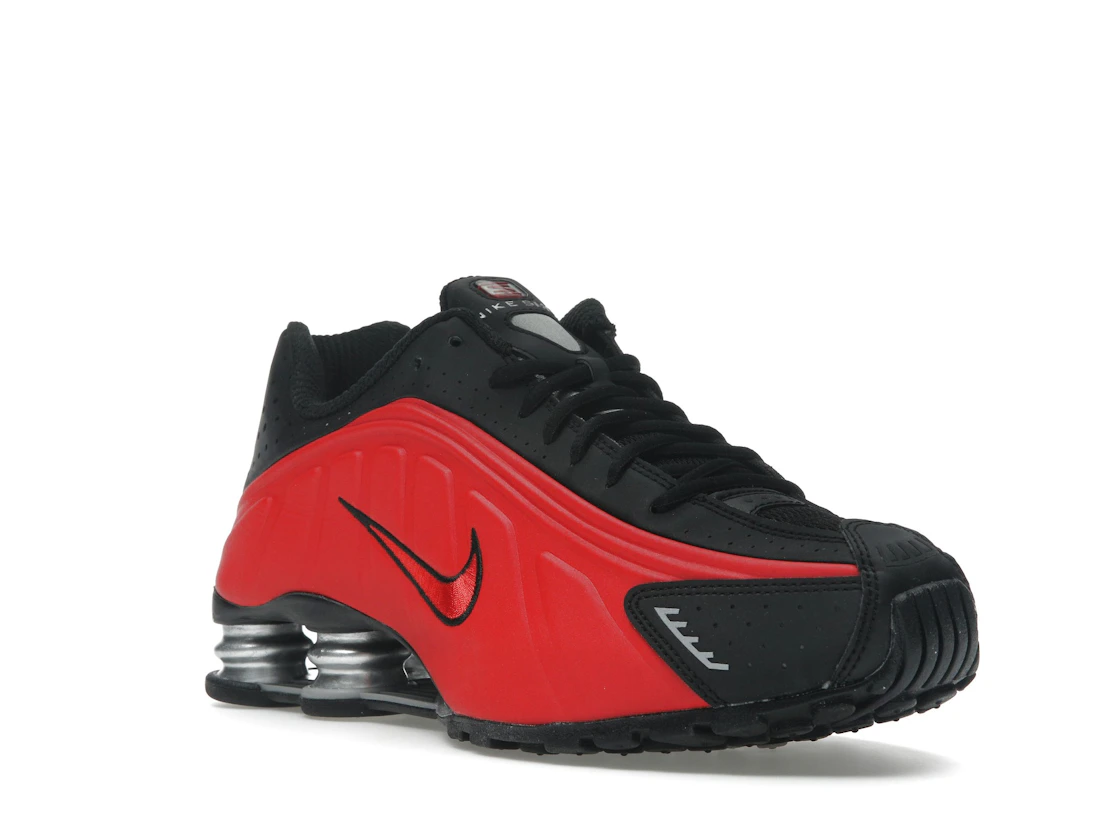 Nike Shox R4 University Red Black Metallic Silver