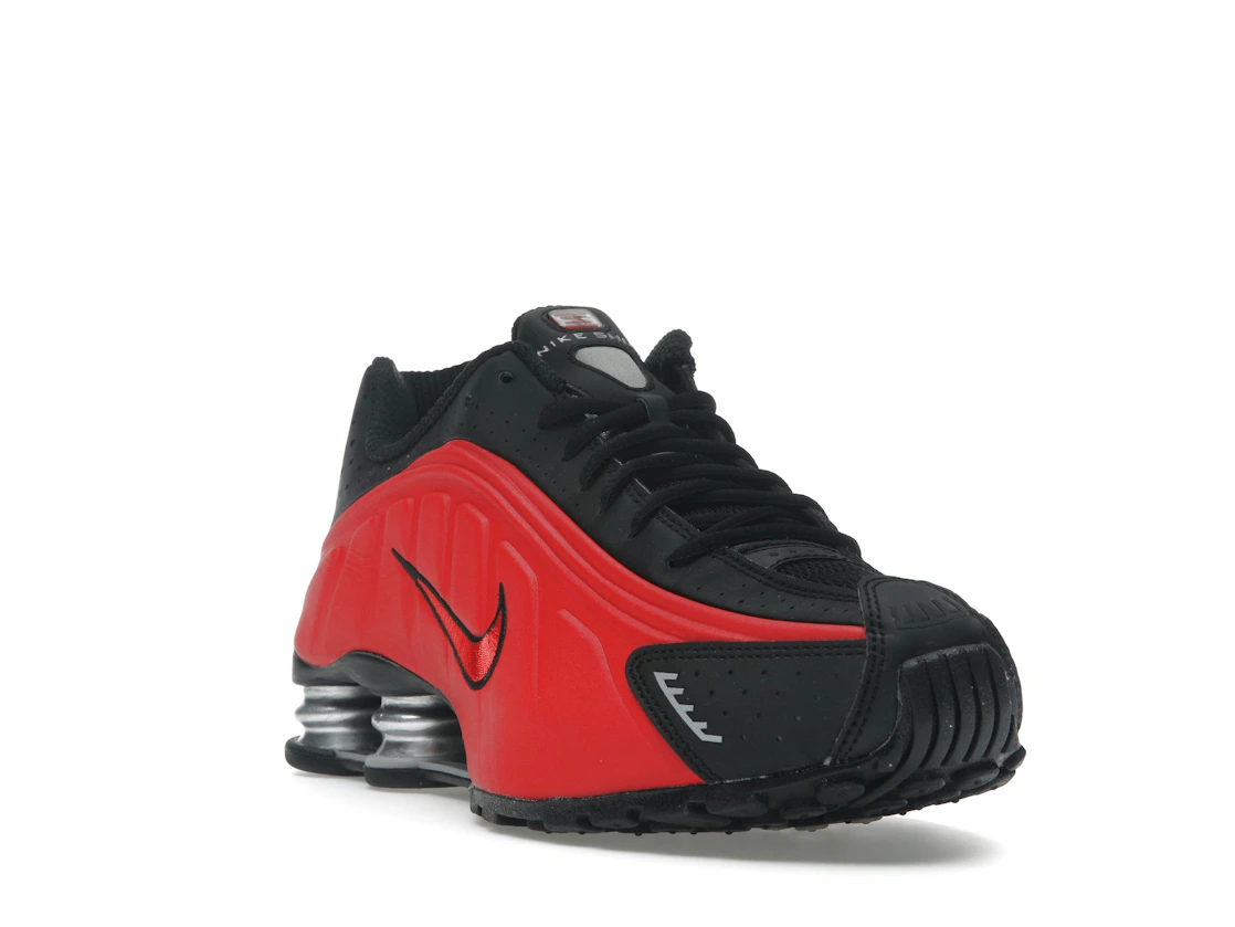 Nike Shox R4 University Red Black Metallic Silver