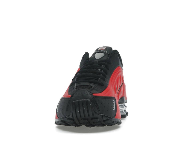 Nike Shox R4 University Red Black Metallic Silver