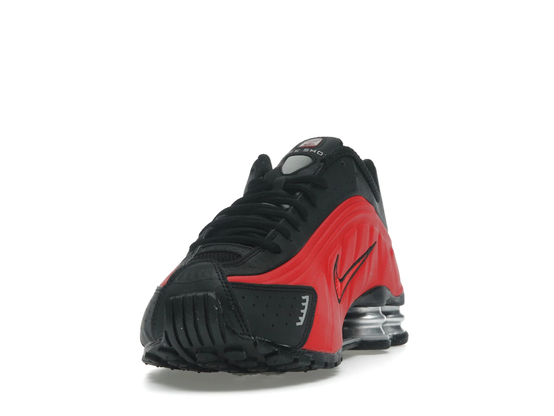 Nike Shox R4 University Red Black Metallic Silver