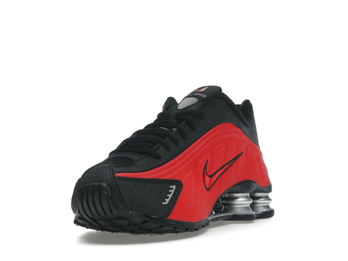 Nike Shox R4 University Red Black Metallic Silver