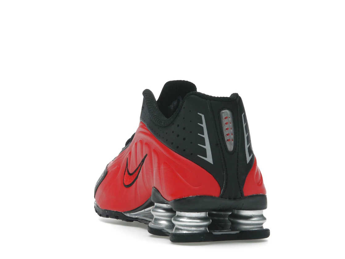 Nike Shox R4 University Red Black Metallic Silver
