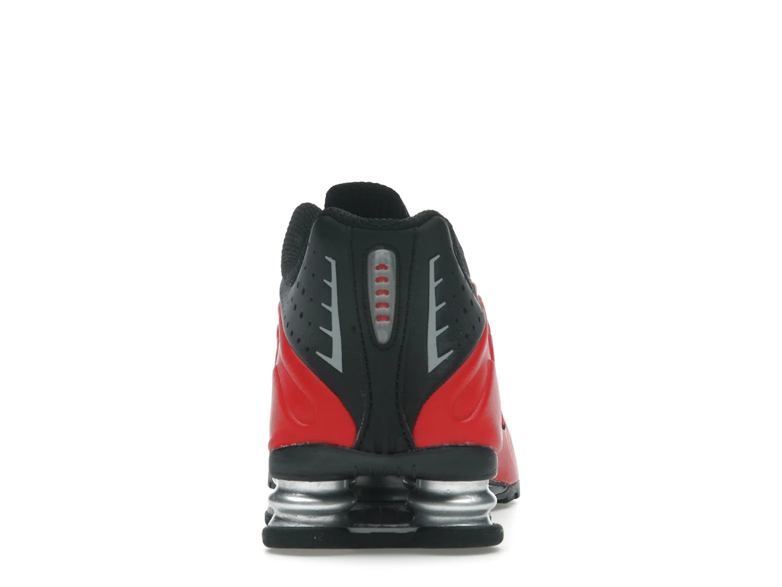 Nike Shox R4 University Red Black Metallic Silver