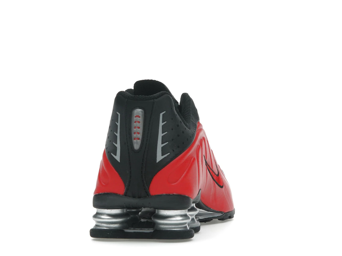 Nike Shox R4 University Red Black Metallic Silver