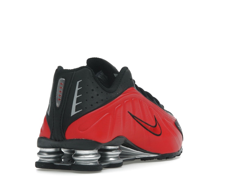 Nike Shox R4 University Red Black Metallic Silver