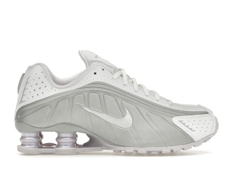 Nike Shox R4 Bianco Metallic Platinum Barely Grape donna HF5076 100 IT