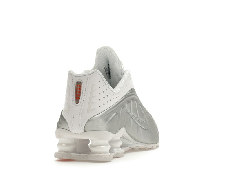 Nike Shox R4 White Metallic Silver (Women's) - 360° view 30