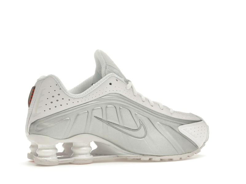 Nike Shox R4 White Metallic Silver (Women's) - 360° view 35